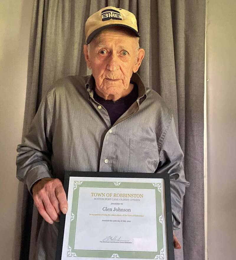 Robbinston Man Receives Boston Post Cane The Calais Advertiser